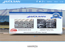 Tablet Screenshot of gulsanmetal.com.tr